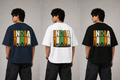 VEINS INDIA Heritage Oversized Graphic Tee – Tricolor Monument Edition